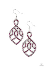 Load image into Gallery viewer, Paparazzi A Grand Statement - Purple Earring
