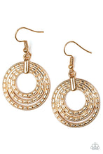 Load image into Gallery viewer, Paparazzi Open Plains - Gold Earrings
