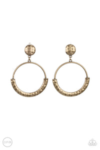 Paparazzi Rustic Horizons - Brass Earring