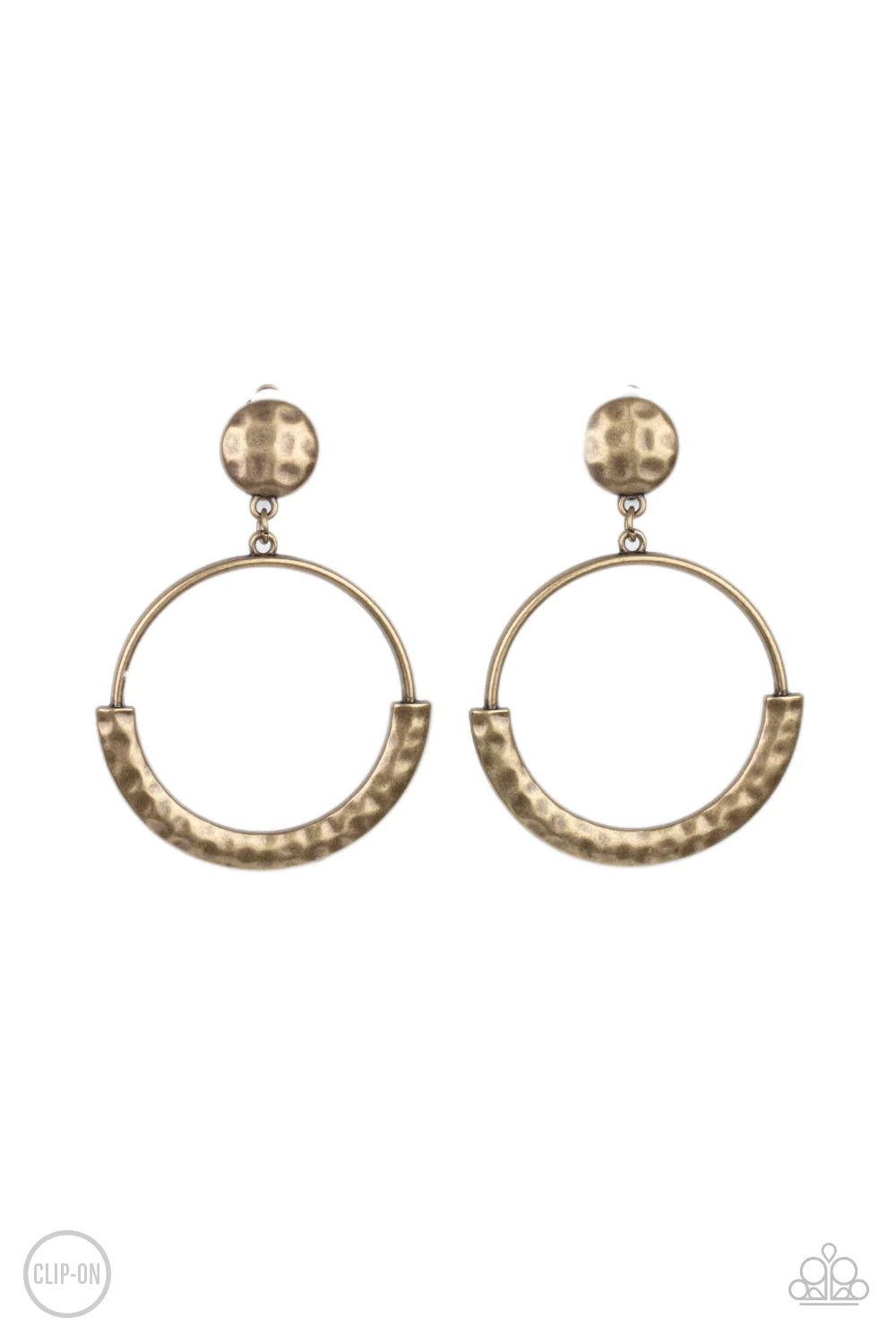 Paparazzi Rustic Horizons - Brass Earring