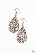 Load image into Gallery viewer, Paparazzi Call Me Ms. Universe - Copper Earring
