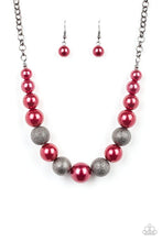 Load image into Gallery viewer, Paparazzi Color Me CEO - Red Necklace
