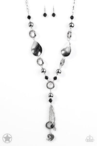 Paparazzi Total Eclipse Of The Heart - Silver Necklace