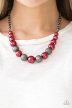 Load image into Gallery viewer, Paparazzi Color Me CEO - Red Necklace
