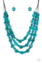 Load image into Gallery viewer, Paparazzi Barbados Bopper - Blue Necklace
