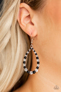 Paparazzi Gala Go-Getter - Black Earring