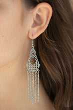 Load image into Gallery viewer, Paparazzi Insane Chain - Silver Earrings
