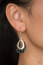 Load image into Gallery viewer, Paparazzi Table For Two - Black Earring

