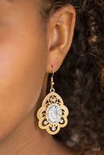 Load image into Gallery viewer, Paparazzi Reign Supreme - Gold Earrings
