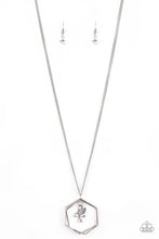 Load image into Gallery viewer, Paparazzi Chicly Geocentric - Silver Necklace
