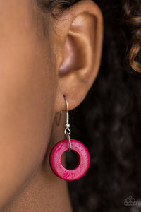 Paparazzi  Waikiki Winds - Pink Necklace