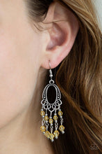 Load image into Gallery viewer, Paparazzi Not The Only Fish In The Sea - Yellow Earring
