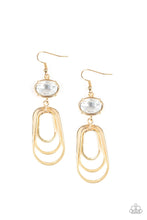 Load image into Gallery viewer, Paparazzi Drop Dead Glamorous - Gold Earrings
