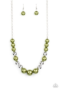 Paparazzi Take Note - Green Necklace