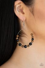 Load image into Gallery viewer, Paparazzi Forestry Fashion - Black Earring
