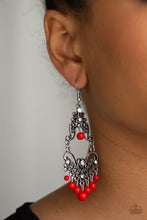 Load image into Gallery viewer, Paparazzi Colorfully Cabaret - Red Earrings
