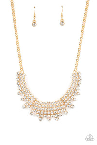 Paparazzi Shimmering Song - Gold Necklace