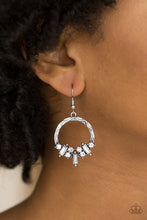 Load image into Gallery viewer, Paparazzi On The Uptrend - White Earrings
