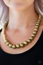 Load image into Gallery viewer, Paparazzi Power To The People - Brass Necklace
