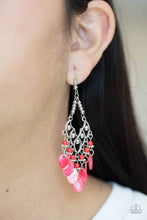 Load image into Gallery viewer, Paparazzi Shore Bait - Red Earring
