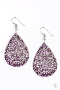 Paparazzi Indie Idol - Purple Earring