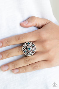 Paparazzi Mandala Magnificence - Blue Ring