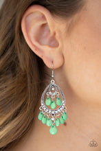Load image into Gallery viewer, Paparazzi Gorgeously Genie - Green Earring
