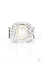 Load image into Gallery viewer, Paparazzi Glittering Go Getter - White Ring
