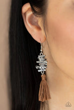 Load image into Gallery viewer, Paparazzi Tiki Tassel - Brown Earrings

