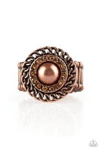 Load image into Gallery viewer, Paparazzi Big City Attitude - Copper Ring
