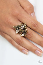 Load image into Gallery viewer, Paparazzi Full of Flutter - Brass Ring
