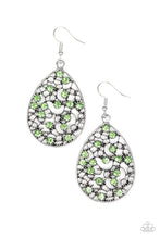Load image into Gallery viewer, Paparazzi Dazzling Dew - Green Earring
