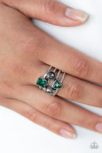 Load image into Gallery viewer, Paparazzi Geo Jazz - Green Ring
