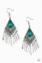 Load image into Gallery viewer, Paparazzi Mostly Monte Zumba - Green Earring
