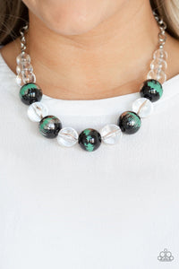 Paparazzi Torrid Tide - Green Necklace