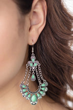 Load image into Gallery viewer, Paparazzi Unique Chic - Green Earrings
