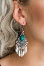 Load image into Gallery viewer, Paparazzi Mostly Monte Zumba - Green Earring
