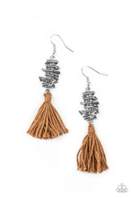 Load image into Gallery viewer, Paparazzi Tiki Tassel - Brown Earrings

