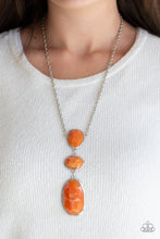 Load image into Gallery viewer, Paparazzi Making An Impact - Orange Necklace
