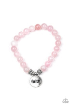 Load image into Gallery viewer, Paparazzi Faith It, Till You Make It - Pink Bracelet
