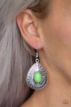 Load image into Gallery viewer, Paparazzi Tropical Topography - Green Earring
