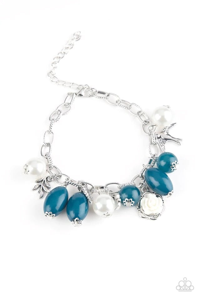 Paparazzi Love Doves - Blue Bracelet