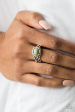 Load image into Gallery viewer, Paparazzi Set In Stone - Green Ring
