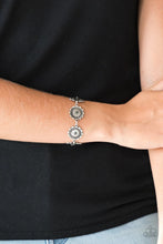 Load image into Gallery viewer, Paparazzi Funky Flower Child - Silver Bracelet
