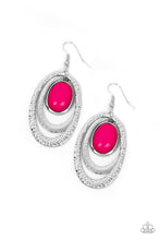 Load image into Gallery viewer, Paparazzi Seaside Spinster - Pink Earring
