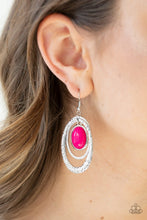 Load image into Gallery viewer, Paparazzi Seaside Spinster - Pink Earring

