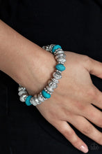 Load image into Gallery viewer, Paparazzi Live Life To The COLOR - fullest - Blue Bracelet
