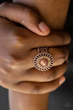 Load image into Gallery viewer, Paparazzi Big City Attitude - Copper Ring
