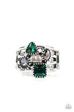 Load image into Gallery viewer, Paparazzi Geo Jazz - Green Ring
