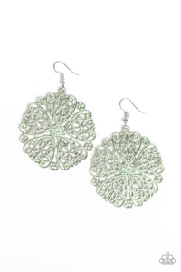 Paparazzi Ocean Paradise - Green Earring